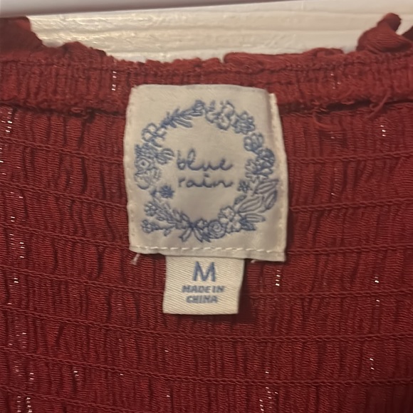 Francesca’s Red Off the Shoulder Mini Dress Size M - Picture 2 of 4